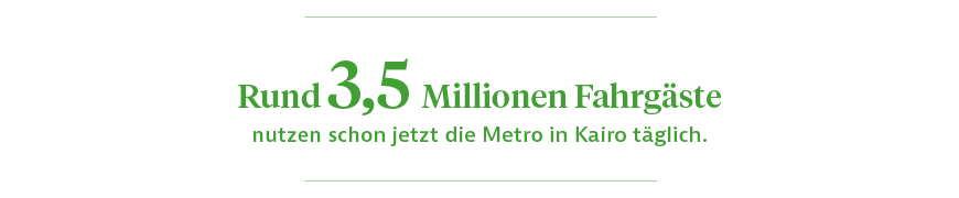 Metro-Fahrgäste in Kairo | © GTAI