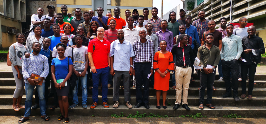 Bundesanstalt für Materialforschung und –prüfung (BAM) engagiert sich in der Bauwirtschaft in Afrika | © Bundesanstalt für Materialforschung und –prüfung (BAM) Vorlesung an University of Lagos
