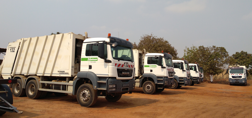 Müllfahrzeuge Nehlsen Angola Ambiente | © Rodiek & Co. GmbH Müllfahrzeuge Nehlsen Angola Ambiente