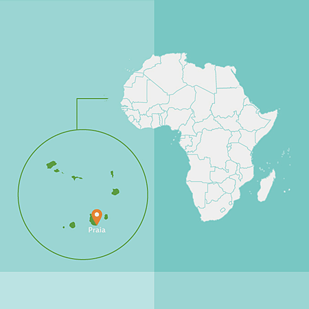 Afrikakarte, Cabo Verde