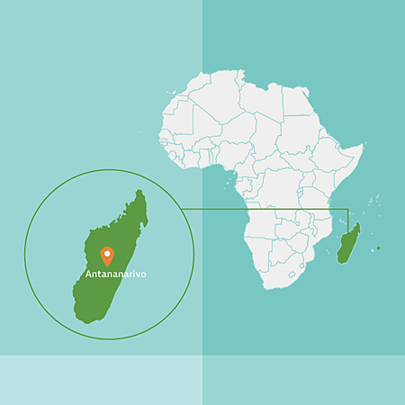 Afrikakarte, Madagaskar