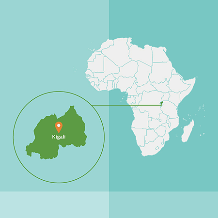 Afrikakarte, Ruanda