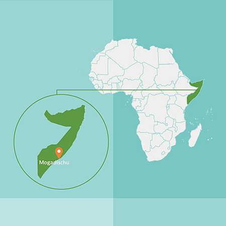 Afrikakarte, Somalia