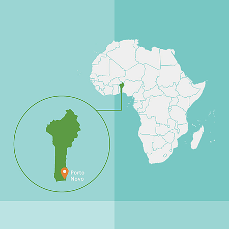 Afrikakarte, Benin