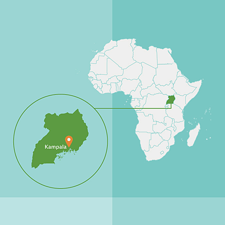 Afrikakarte, Uganda