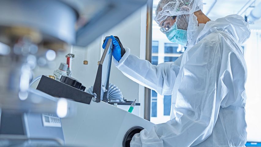 Arbeit im Labor