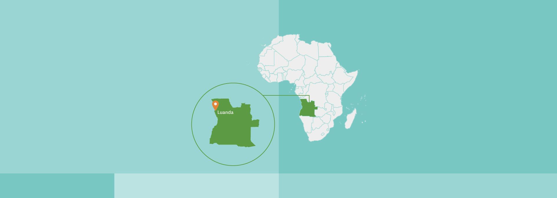 Afrikakarte, Angola