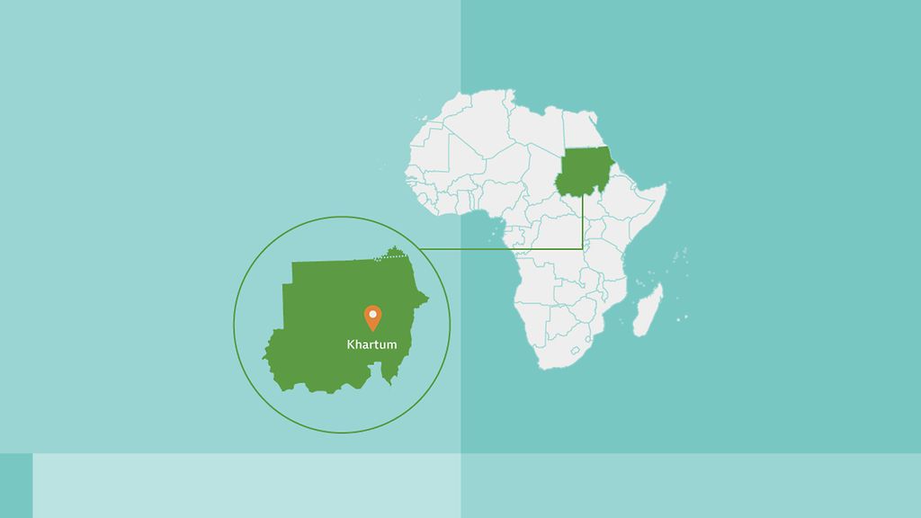 Afrikakarte, Sudan