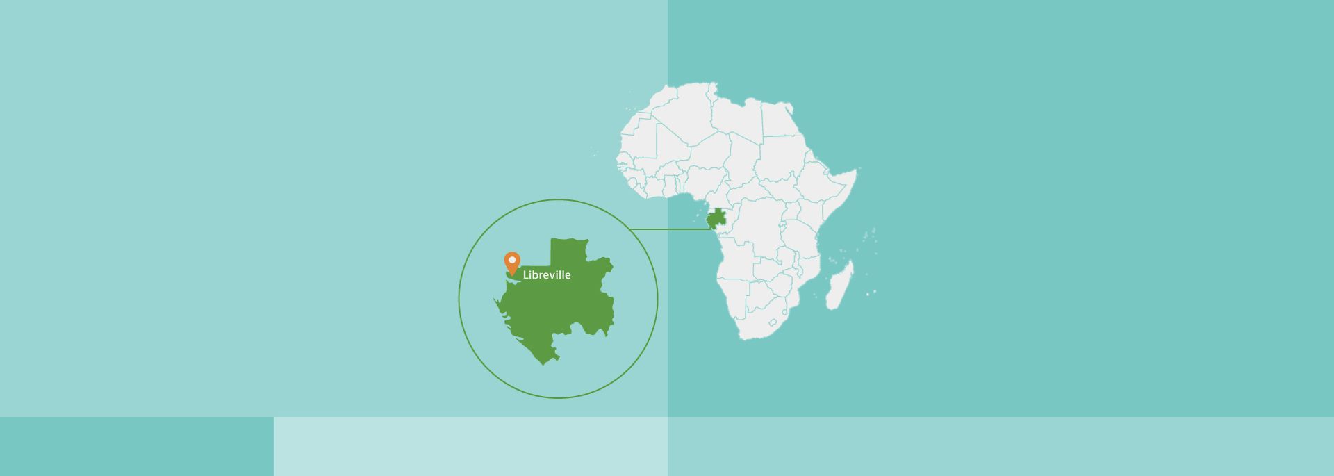 Afrikakarte, Gabun